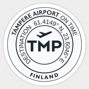 Airport TMP TAMPERE Sticker